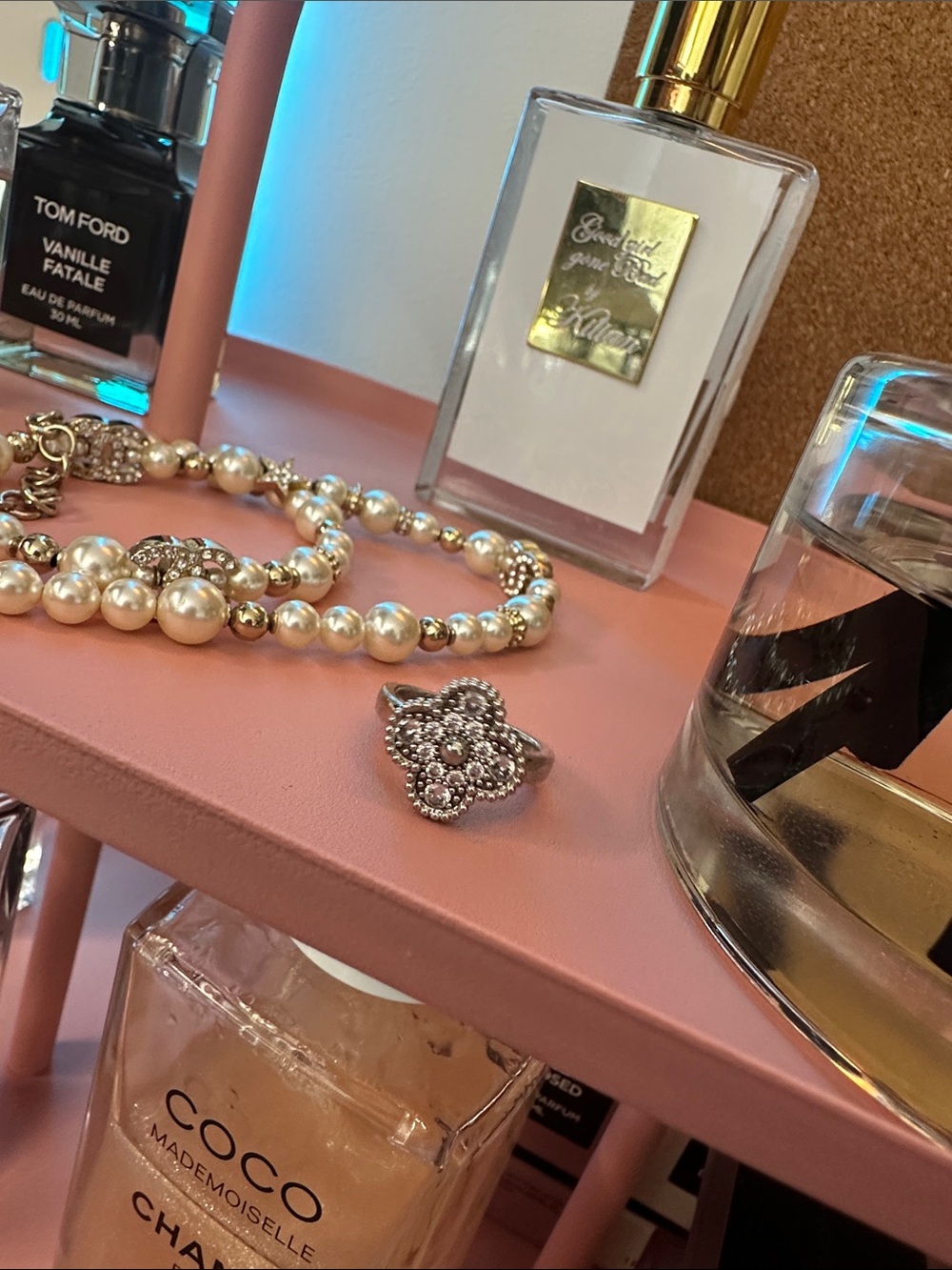 Silver Floral Ring